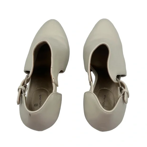 Bandolino White Wardell Pointed Closed Toe Heels Size 9 1/2 Women’s - Picture 5 of 11